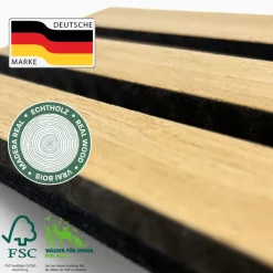 Sonido Elements FSC New Light oak2440x560x18mm FSC ^ Outlet