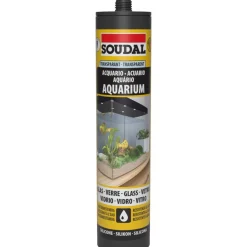 Klebe- und Dichtstoff transparent für Aquarien und Terrarien ^ Soudal Outlet