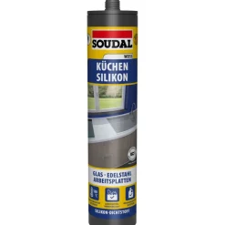 Sanitärsilikon Küche und Bad lebensmittelgeeignet weiß ^ Soudal New