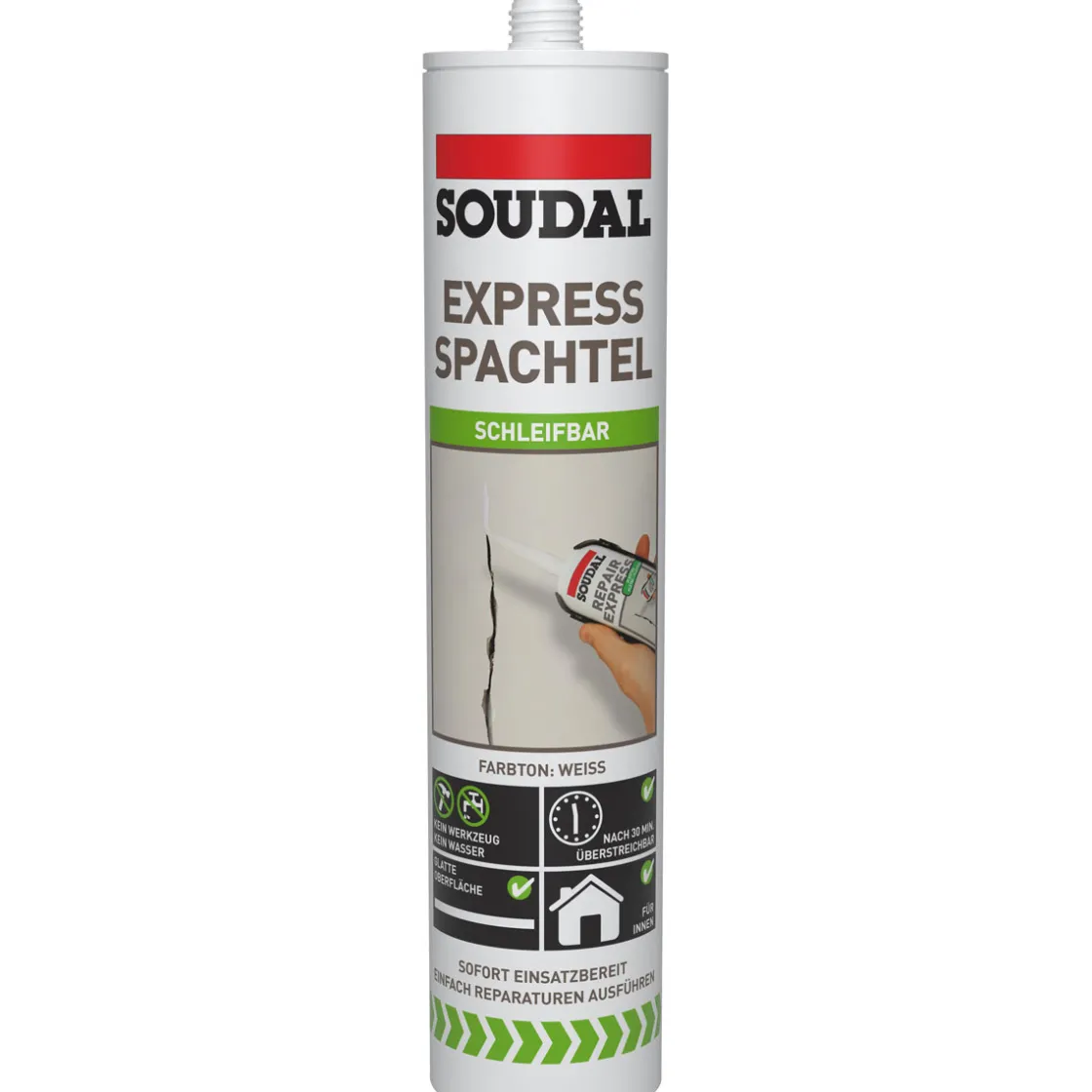 Spachtelmasse sofort einsetzbar glatte Oberfläche ^ Soudal Outlet