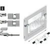 Spannvitrage 9 mm Zylinder 60-90 weiß ^ Gardinia Online
