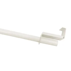 Spannvitrage 9 mm Zylinder 60-90 weiß ^ Gardinia Online