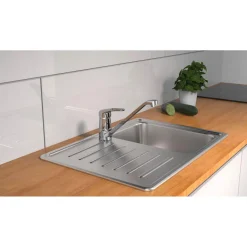 SP-Armatur Grande chrom 360Gr. schwenkb.offener Bedienhebel inkl. Befestigung ^ Schütte Sale
