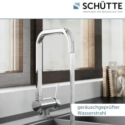 SP-Armatur Window chrom schwenkbar Cold-Start u. Unterfenstermontage umklappbar ^ Schütte Hot