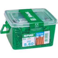 Terrassenschraube rostfrei 5 x 60 200 Stück ^ Spax Hot