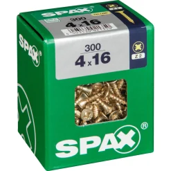 Universalschrauben Yellox Senkkopf x 16 L 00 Stück ^ Spax Clearance