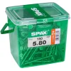 Universalschraube Wirox Senkkopf 5 x 80 mm 150 Stück ^ Spax Outlet