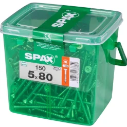 Universalschraube Wirox Senkkopf 5 x 80 mm 150 Stück ^ Spax Outlet
