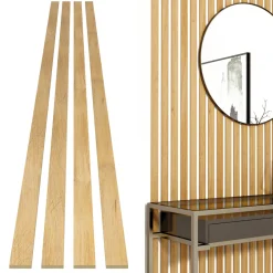 Classic Akustik Stix Eiche Natur2500x51x9mm 4er Pack ^ Specht Discount