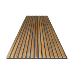 Deluxe Akustik Paneel Eiche Vint.2500x600x21mm,8mm Akustik Filz starr,13L ^ Specht Sale