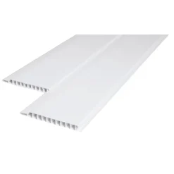 Kunststoff-Paneel Duropan weiß 270 x 10,5 cm ^ Specht Discount