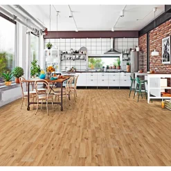 Laminatboden Classic Bergmanns Eiche natur 138 x 19,3 cm ^ Specht Hot