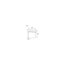 Special Solar Hausnummernleuchte 0,2WEdelst./Weiss Edelstahl/Acryl IP44 ^ Paulmann Outlet