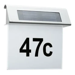 Special Solar Hausnummernleuchte 0,2WEdelst./Weiss Edelstahl/Acryl IP44 ^ Paulmann Outlet