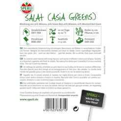 Asia-Salatmischung Asia Spicy Green Mix ^ Sperli