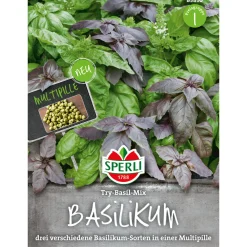 Basilikum Simply Herb Try-Basil-Mix ^ Sperli Online