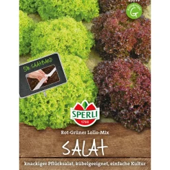 Pflücksalat-Mix Lollo 5 m Saatband ^ Sperli