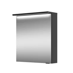 Spiegelschrank Mara, 55cm, 1 Tür, Soft-Close, LED-Kranzbeleuchtung ^ Online