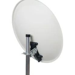 Stahl-Spiegel 80 cm weiss mit Logo ^ Schwaiger Discount
