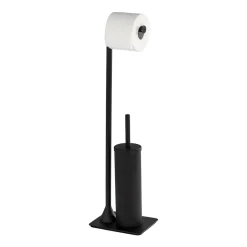 Stand WC-Garnitur Hella, schwarz ^ Wenko Discount