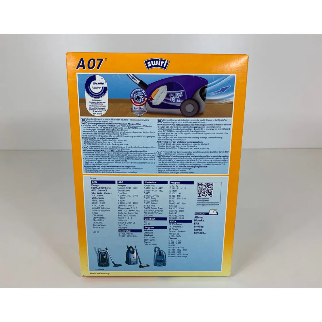 Staubsauger-Beutel A 07 EcoPor ^ Swirl Online