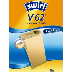 Staubsauger-Beutel V 62 Classic ^ Swirl Outlet