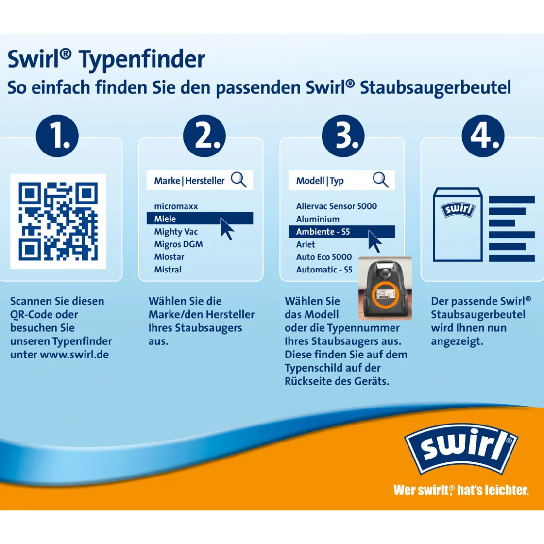 Staubsauger-Beutel Y 50 EcoPor ^ Swirl Clearance