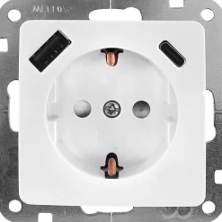 Steckdose Monaco mit USB-A/C-Anschluss ^ Best