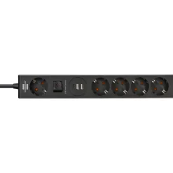 Steckdosenleiste 5-fach 2xUSB, 1xUSB-CQuickCharge ^ Brennenstuhl Discount