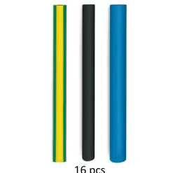 Schrumpfschlauch-Set Durchmesser 3,2 – 9,5 mm 16 Stück ^ Steinel Discount