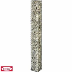 Steinsäule eckig 2- teilig 20 x 20 x 175 cm verzinkt ^ Outlet