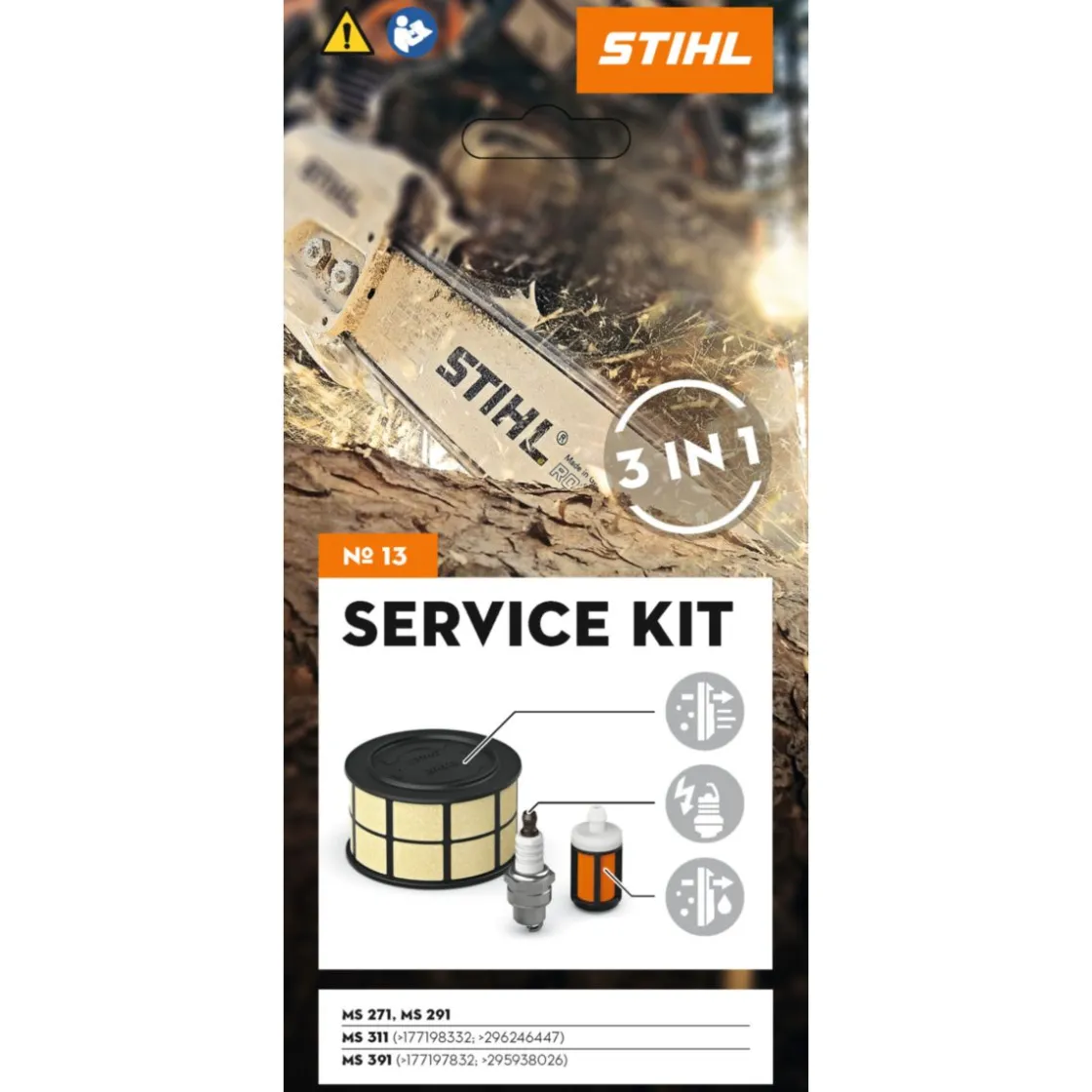 Service Kit 13 für Benzin-Motorsägen ^ Stihl Discount