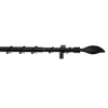 Stilgarnitur Flame 16/19mm schw, 130 - 240cm ^ Gardinia Online