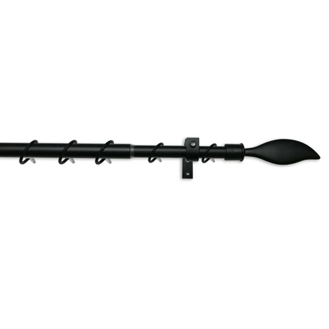 Stilgarnitur Flame 16/19mm schw, 130 - 240cm ^ Gardinia Online