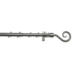 Stilgarnitur Hook 16/19mm silber 130 -240 cm ^ Gardinia Outlet