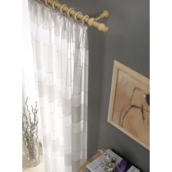 Stilgarnitur Lugano 28mm natur 250 cm ^ Gardinia Outlet