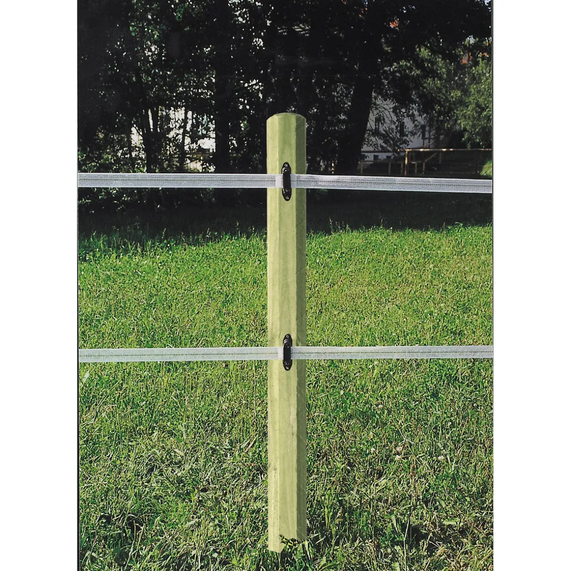 Streckenpfahl Octo Wood 6 x 200 cm braun ^ Sale