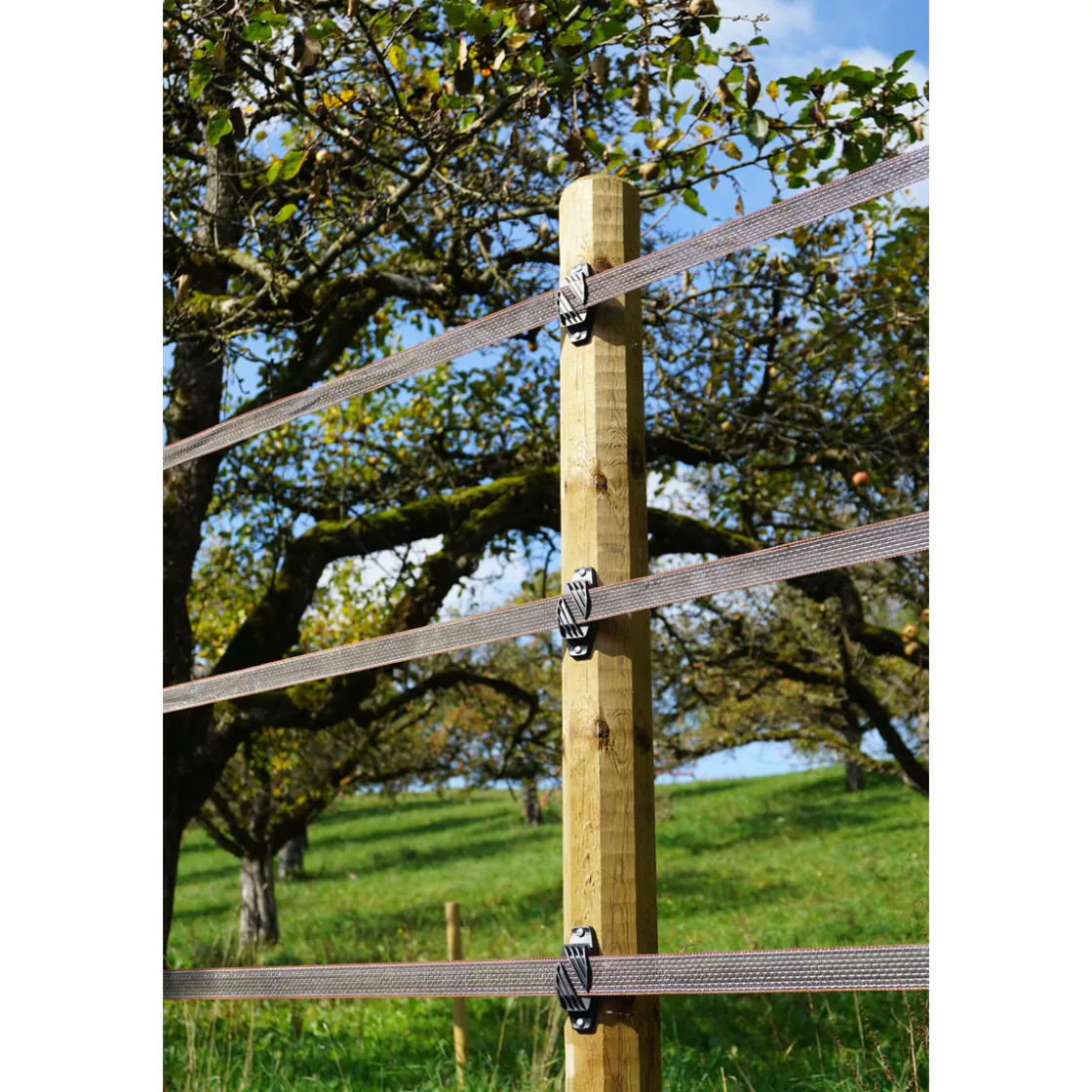Streckenpfahl Octo Wood 6 x 200 cm braun ^ Sale
