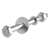 Bodenhülsen-Set M10 x 110 mm verzinkt 10 Stück ^ Suki Outlet