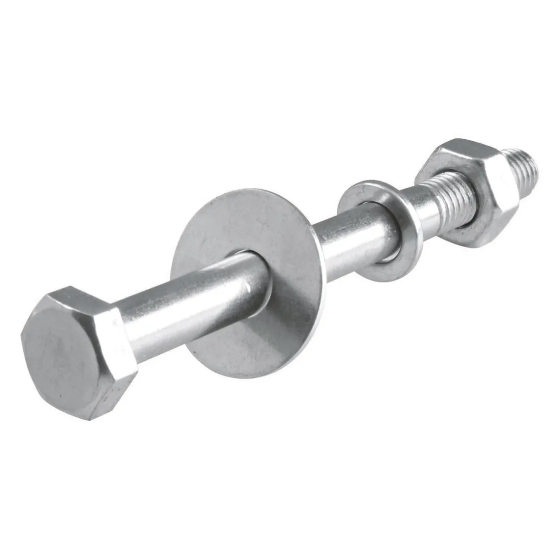 Bodenhülsen-Set M10 x 110 mm verzinkt 10 Stück ^ Suki Outlet