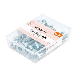 Bodenhülsen-Set M10 x 110 mm verzinkt 10 Stück ^ Suki Outlet
