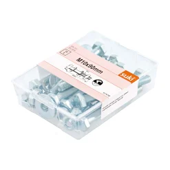 Bodenhülsen-Set M10 x 90 mm verzinkt 10 Stück ^ Suki Best