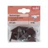 Bodenträger Kunststoff Durchmesser 0,5 x 0,8 cm braun 8 Stück ^ Suki Best