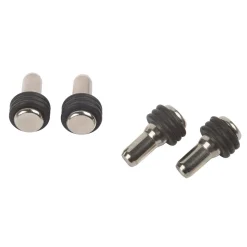 Bodenträger Metall Durchmesser 0,5 x 0,8 cm schwarz 8 Stück ^ Suki Best