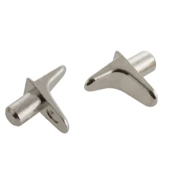 Bodenträger Stahl Durchmesser 0,5 x 0,8 cm vernickelt 8 Stück ^ Suki Outlet