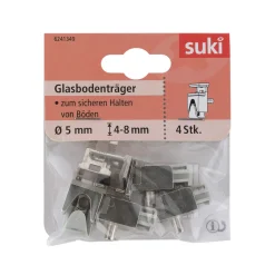 Bodenträger Stahl/Kunststoff Durchmesser 0,5 x 0,8 cm vernickelt 4 Stück ^ Suki New