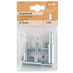 Einbohrband-Unterteil Stahl 15 mm 2 Stück ^ Suki Best