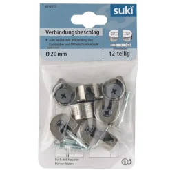 Exzenter vernickelt 4 Stück ^ Suki