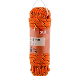 Freizeitseil geflochten PP mm orange-schwarz-gelb ^ Suki Sale