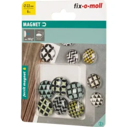 Glas-Magnete Ferrit Ø 22 x 9 mm ^ Suki Online